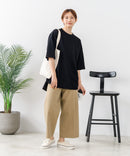 【C-FORTPOINT/フォートポイント】【接触冷感 ひんやり涼しい】冷感鹿の子素材 ラウンドヘムTシャツ 乾きやすい お尻が隠れる 体型カバー