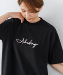 【C-FORTPOINT/フォートポイント】【動きやすいサイドスリット入り】フロントロゴ 刺繍チュニック ゆったりシルエット 体形カバー シンプル カジュアル
