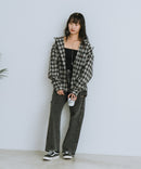 【BEVERLY HILLS POLO CLUB/ビバリーヒルズポロクラブ】ネルチェックシャツパーカー