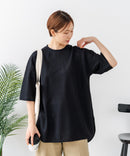【C-FORTPOINT/フォートポイント】【接触冷感 ひんやり涼しい】冷感鹿の子素材 ラウンドヘムTシャツ 乾きやすい お尻が隠れる 体型カバー