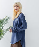 【UNDER WRAPS/アンダーラップス】ピグメント加工 バックプリントロンT zo