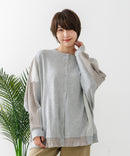 【C-FORT POINT/フォートポイント】コーデュロイ ワッフル 切り替え カーディガン