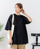 【C-FORTPOINT/フォートポイント】【接触冷感 ひんやり涼しい】冷感鹿の子素材 ラウンドヘムTシャツ 乾きやすい お尻が隠れる 体型カバー