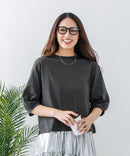 【汗染みの目立ちにくいTシャツ ZEROSTAIN/ゼロステイン】バルーン袖Tシャツ レディース 撥水・汗染み防止 多機能Tシャツ zo