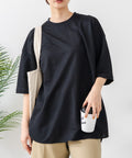 【C-FORTPOINT/フォートポイント】【接触冷感 ひんやり涼しい】冷感鹿の子素材 ラウンドヘムTシャツ 乾きやすい お尻が隠れる 体型カバー