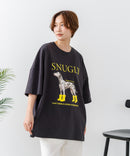 【C-FORT POINT/フォートポイント】ゆったり抜け感 DOGプリント スーパーBIGシルエットＴ ダルメシアンフォト 蛍光ロゴ オーバーサイズ ストリート 韓国ファッション ❘ジーンズメイト公式オンラインショップ