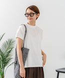 【C-FORTPOINT/フォートポイント】【上品なモックネックデザイン 接触冷感機能付き】 モックネックフレンチスリーブTシャツ プチハイネック ボトルネック ひんやり涼しい 華奢見え