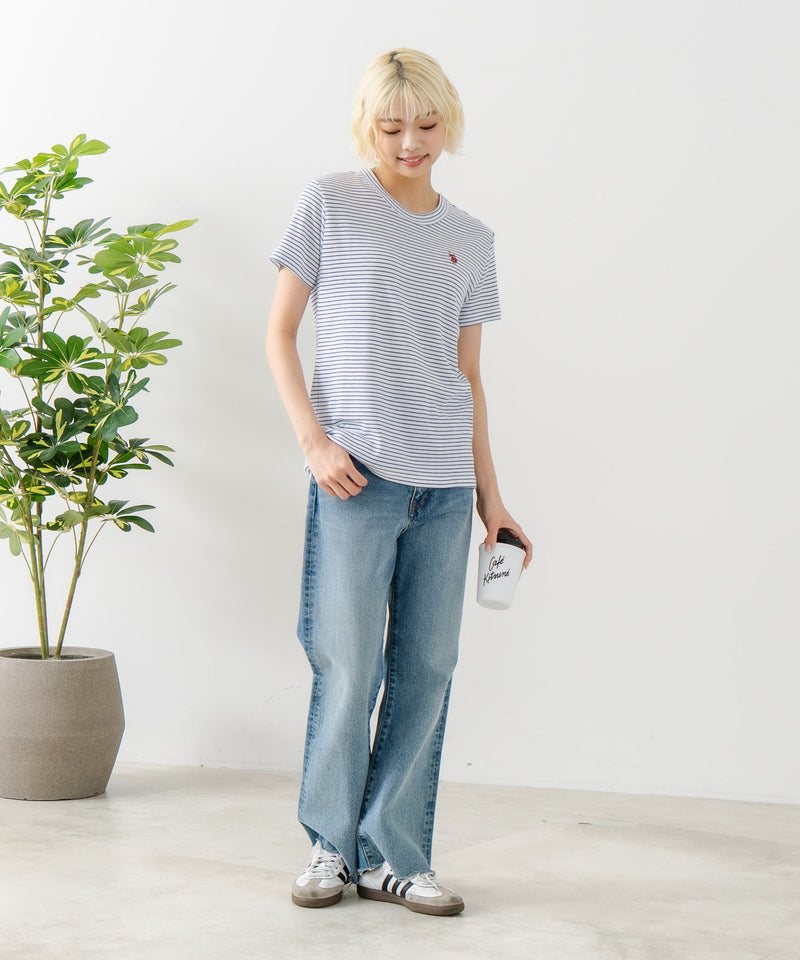 スムースＴシャツ【U.S. POLO ASSN./ユーエスポロアッスン】　　　　　　　　　　　　　　　　　　　　　　　　　　　　　　　　　　　　　　　　　　　　　　　　　　　　　　　　　　　　　　　　　　　　　　　　