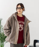 【CONVERSE/コンバース】ボア 切り替え フードジャケット