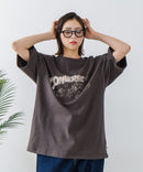 【CONVERSE/コンバース】×【TOM AND JERRY/トムとジェリー】ブランドロゴ プリント オーバーサイズ Tシャツzo