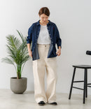 【U.S. POLO ASSN./ユーエスポロアッスン】ワンポイントロゴ刺繍 7分袖 デニムシャツ ❘ジーンズメイト公式オンラインショップ