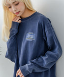 【UNDER WRAPS/アンダーラップス】ピグメント加工 バックプリントロンT zo