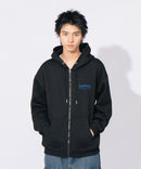 THRASHER スラッシャー 裏起毛 胸刺繍 フード刺繍 フルジップフーディー ジップパーカー