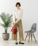 【C-FORT POINT/フォートポイント】シアー 切り替え ハイネック プルオーバー