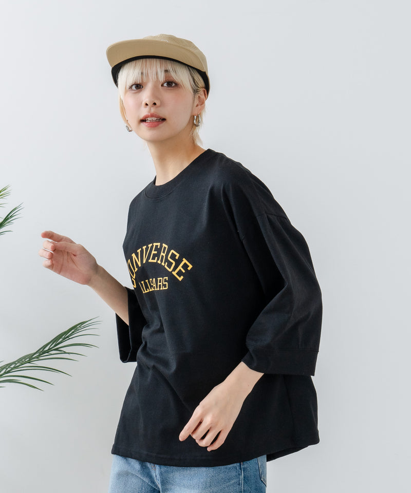 ８分袖 切替 Tシャツ  CONVERSE コンバース