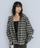 【BEVERLY HILLS POLO CLUB/ビバリーヒルズポロクラブ】ネルチェックシャツパーカー