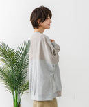 【C-FORT POINT/フォートポイント】コーデュロイ ワッフル 切り替え カーディガン