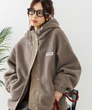 【CONVERSE/コンバース】ボア 切り替え フードジャケット