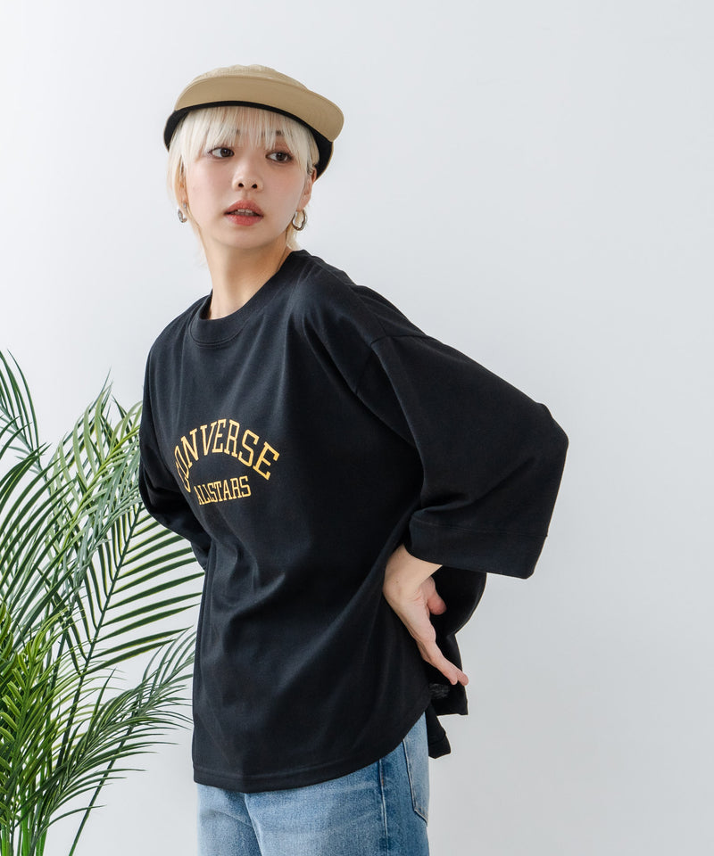 ８分袖 切替 Tシャツ  CONVERSE コンバース