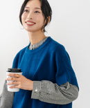 【C-FORT POINT/フォートポイント】ニットベスト＋ブラウスアンサンブル2