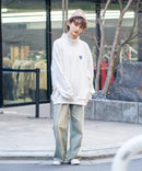 【UNIIT × RED CAP GIRL】 バックプリント 裏毛 ハーフジップ