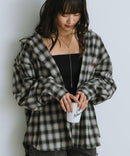 【BEVERLY HILLS POLO CLUB/ビバリーヒルズポロクラブ】ネルチェックシャツパーカー