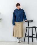 【BEVERLY HILLS POLO CLUB/ビバリーヒルズポロクラブ】【選べる2シルエット】オックスワイドシャツ（クロップド丈 or ビッグシルエット）ポニー刺繍