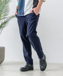 快適！スーパーストレッチイージーパンツ イージーケア 接触冷感 前開き ウエストゴム UVカット【Blue Standard:ブルースタンダード】