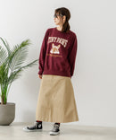 【C-FORT POINT/フォートポイント】アニマルプリント(フレンチブルドッグ) スウェットトレーナー