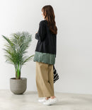 【FORT POINT/フォートポイント】バスク天竺 クルーネック カーディガン