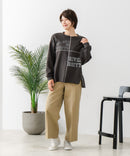 【C-FORT POINT/フォートポイント】裏毛 リメイク風 スウェットトレーナー