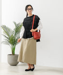 【C-FORTPOINT/フォートポイント】ニットベスト＋ブラウスアンサンブル1