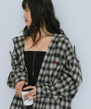 【BEVERLY HILLS POLO CLUB/ビバリーヒルズポロクラブ】ネルチェックシャツパーカー