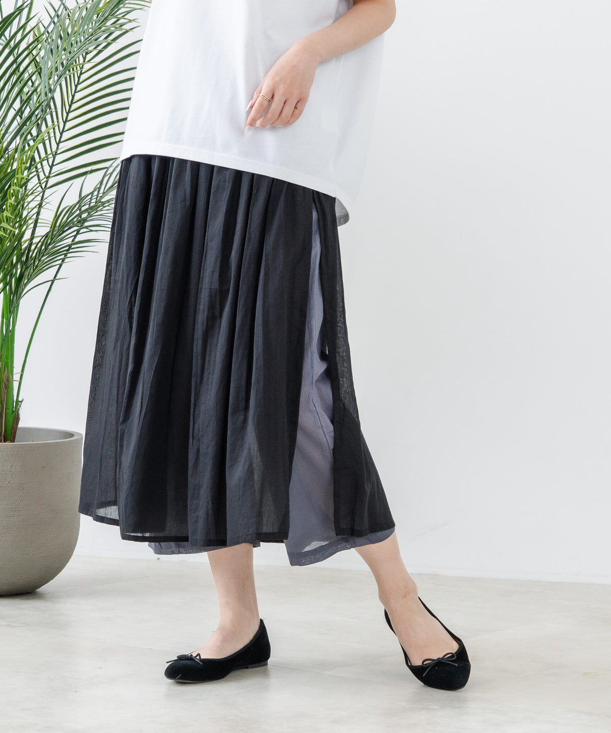 インド製スカート インドメンムジパンツスカート【C-FOT POINT】