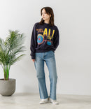 【CONVERSE/コンバース】パッチロゴ グラフィック スウェットトレーナー