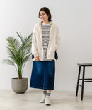 【C-FORT POINT/フォートポイント】裏毛 コクーン フルジップ パーカー