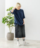 【SAVIER/サビアー】×【ZERO STAIN/ゼロステイン】コラボ ラグランスリーブ ポケット付 Tシャツ