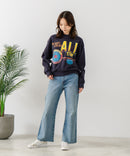 【CONVERSE/コンバース】パッチロゴ グラフィック スウェットトレーナー