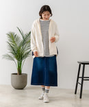 【C-FORT POINT/フォートポイント】裏毛 コクーン フルジップ パーカー