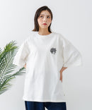 【CONVERSE/コンバース】×【TOM AND JERRY/トムとジェリー】ブランドロゴ 刺繍 オーバーサイズ Tシャツzo