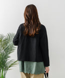 【FORT POINT/フォートポイント】バスク天竺 クルーネック カーディガン