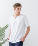 ZEROSTAIN キーネック Tシャツ 防汚 UVカット 汗染みの目立ちにくいTシャツ