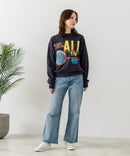 【CONVERSE/コンバース】パッチロゴ グラフィック スウェットトレーナー