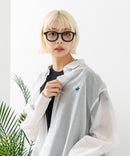 【BEVERLY HILLS POLO CLUB/ビバリーヒルズポロクラブ】ワンポイント刺繍 シアーシャツ zo