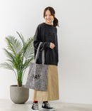 【C-FORT POINT/フォートポイント】アニマル ロゴプリント スウェットトレーナー