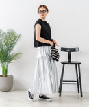 【C-FORT POINT/フォートポイント】華奢見え ワイドリブフレンチスリーブＴシャツ 二の腕カバー 伸縮性 細見え オフィス 通勤 きれいめ 大人カジュアル
