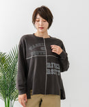 【C-FORT POINT/フォートポイント】裏毛 リメイク風 スウェットトレーナー