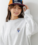 【C-FORT POINT/フォートポイント】ネコマフラー刺繍 スウェットトレーナー