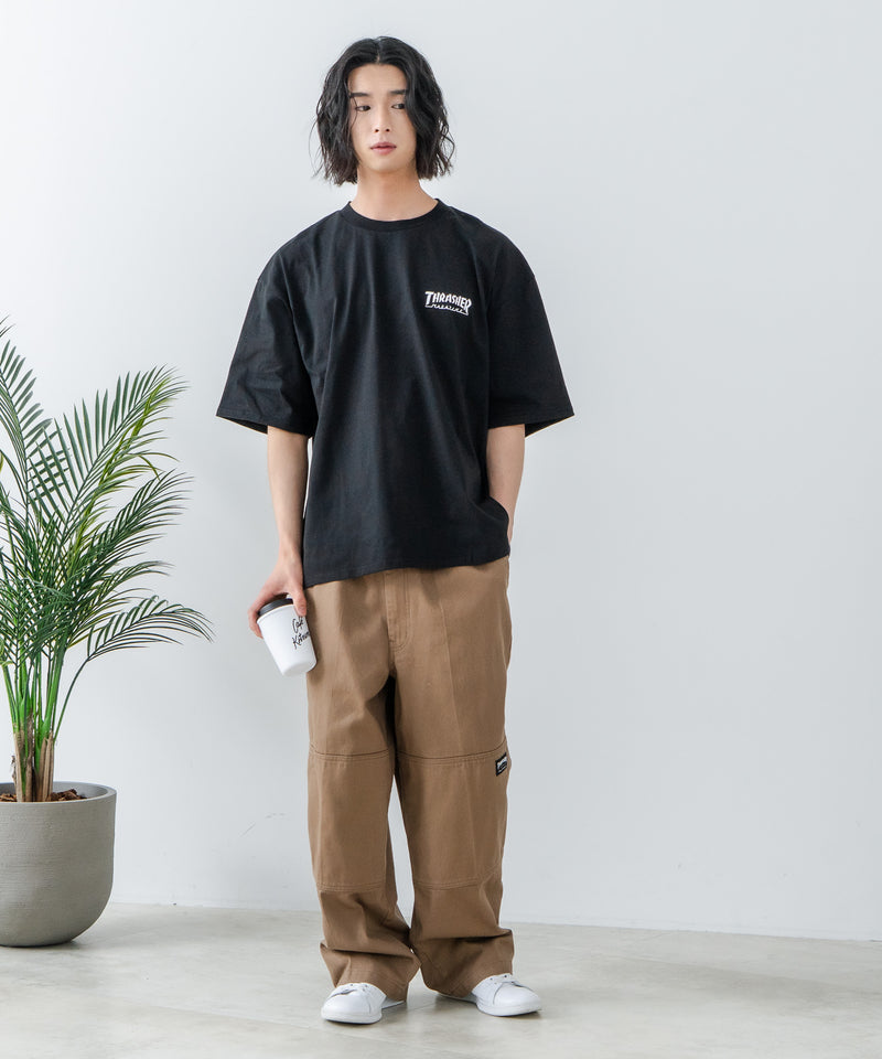【THRASHER/スラッシャー】ワンポイント 刺繍Tシャツzo
