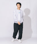 裏起毛 バック刺繍＆プリント クルーネックスウェット THRASHER スラッシャー　